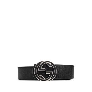 Gucci Black Belts Men